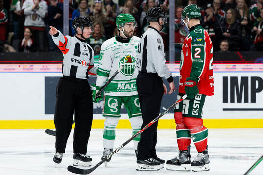 Rögles Mark Friedman och Frölundas Christian Folin