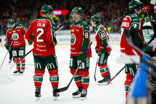 Frölundas Christian Folin och Samuel Johannesson