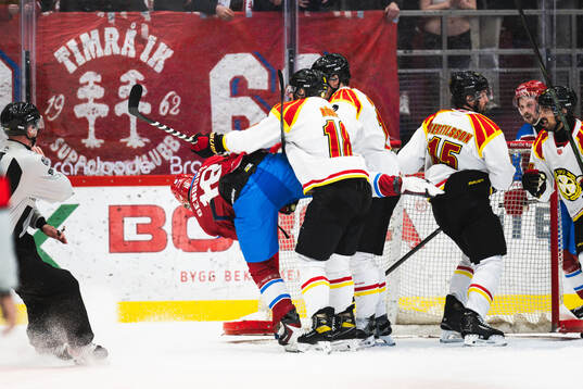 Timrås Eddie Genborg och Brynäs Anton Rödin