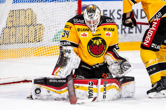 Luleås målvakt Joel Lassinantti