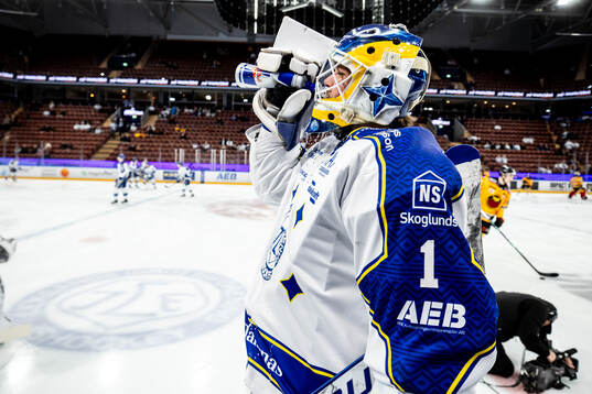 Leksands målvakt Marcus Gidlöf