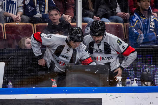 Domare Linus Öhlund och Domare Daniel Wessner