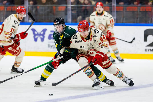 Östersunds Lukas Sagranden och Kalmars Albin Storm