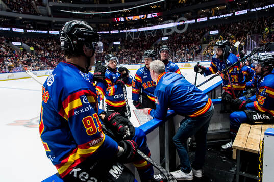 Malmö Redhawks assisterande tränare Jens Nielsen och