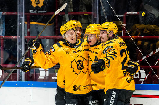 Skellefteås Rickard Hugg jublar