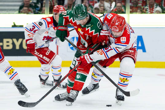 Frölundas Nicklas Lasu och Timrås Anton Lander