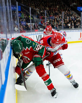 Frölundas Filip Cederqvist och Timrås Albin Sundin