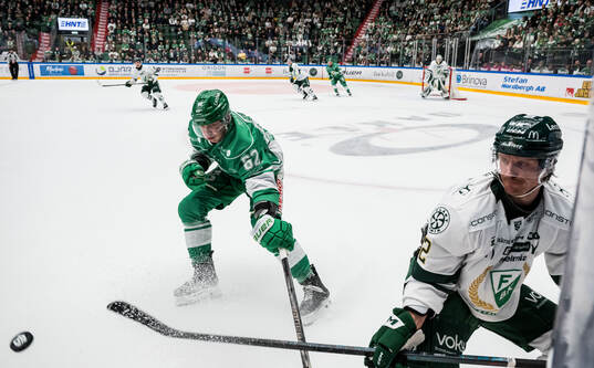 Rögles Lubos Horky och Färjestads Magnus Nygren