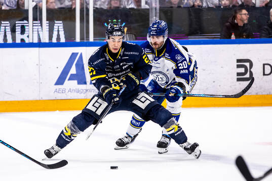 HV71s Jonathan Ang och Leksands Nolan Stevens