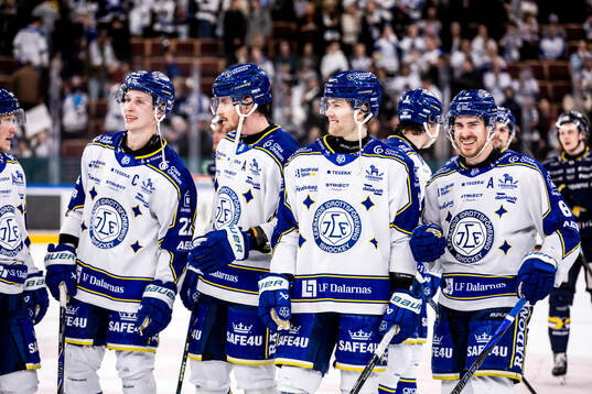 Leksands Lukas Vejdemo och Peter Cehlarik och Wiktor