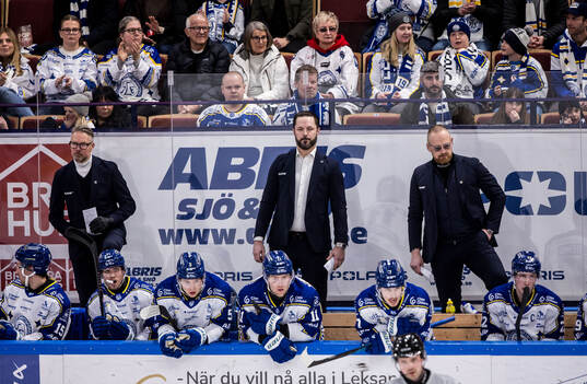 Leksands tränare Johan Hedberg, assisterande tränare