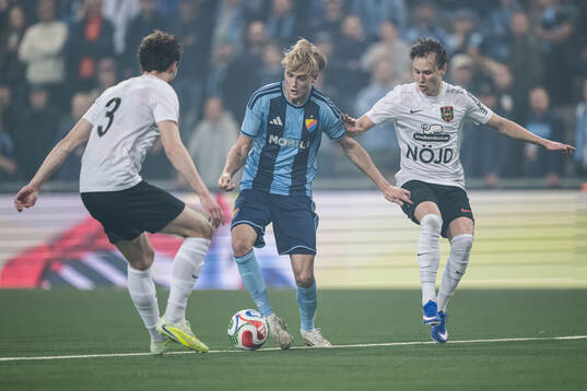 Brommapojkarnas Andreas Troelsen och Alex Timossi Andersson