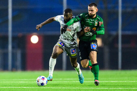 Karlstads William Miguel och Varbergs Erion Sadiku