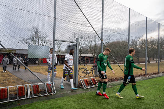 Karlstads William Miguel och Varbergs Emil Hellman samt