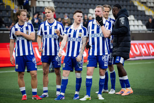 IFK Göteborgs Noah Tolf, Max Fenger, Tobias Heintz, Adam
