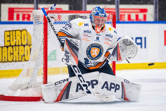 Växjös målvakt Ludvig Persson