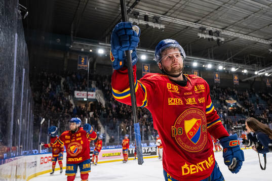 Djurgårdens Mathias Emilio Pettersen jublar