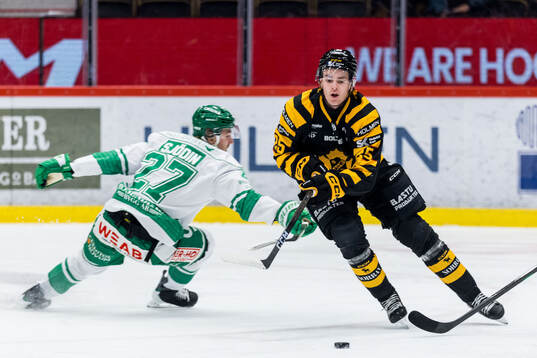 Rögles Linus Sjödin och Skellefteås Martin Lundberg