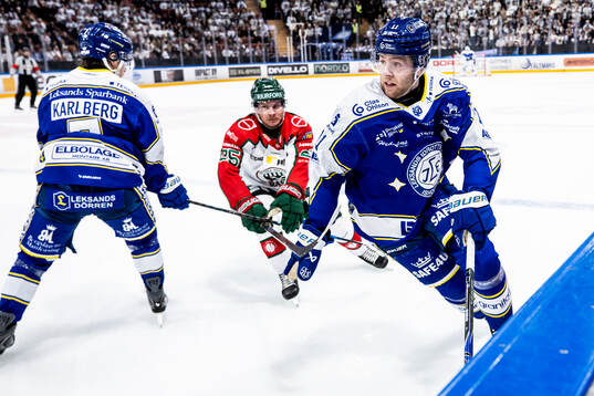 Frölundas Arttu Ruotsalainen och Leksands Wiktor Nilsson