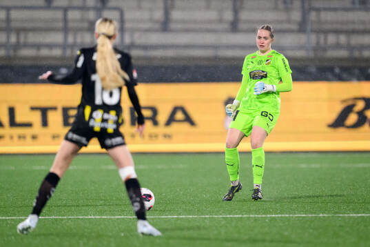 Häckens målvakt Fanney Birkisdottir