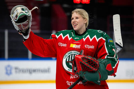 Frölundas målvakt Maja Helge