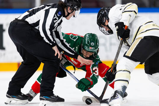 Frölundas Emilia Bergeby Hallbeck tekar mot SDEs Tereza