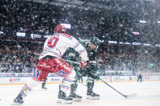 Timrås David Lilja och Färjestads Radim Zohorna