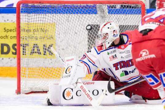 Timrås målvakt Jacob Johansson