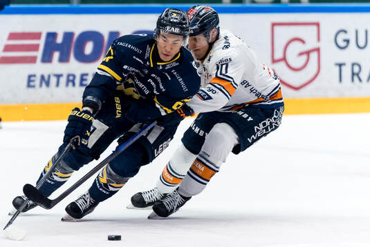 HV71s Jonathan Ang och Växjös Eemeli Suomi