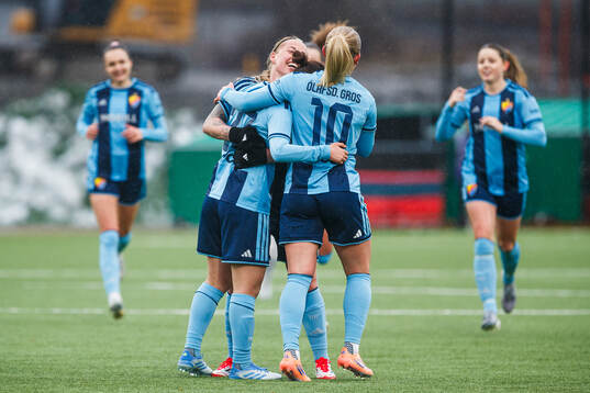 Djurgårdens Urara Watanabe jublar