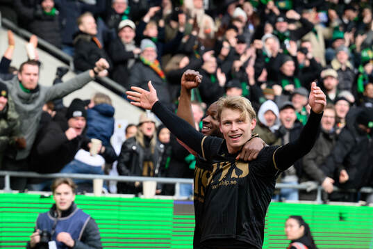 GAIS Rasmus Niklasson Petrovic jublar