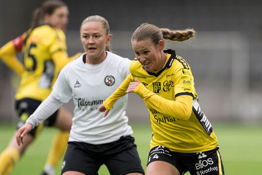 Elfsborgs Elsa Burvall och Örebro SKs Nora Törngren