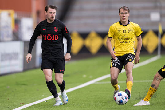 Brommapojkarnas Rasmus Örqvist och Elfsborgs Frode Aronsson