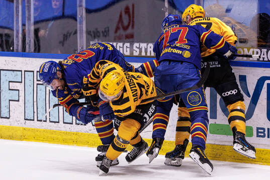 Djurgårdens Ludvig Rensfeldt och Skellefteås Jonathan