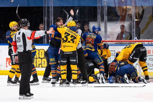 Bråk mellan Djurgården and Skellefteå spelare
