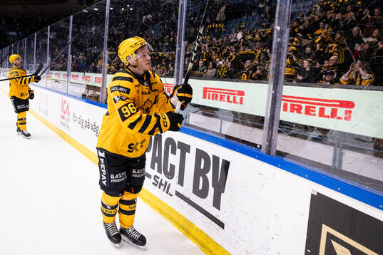 Skellefteås Rickard Hugg jublar