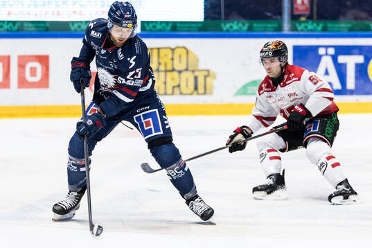 Linköpings Robin Kovacs och Örebros David Quenneville