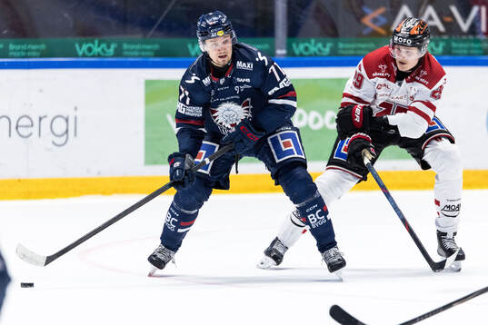 Linköpings Eskild Bakke Olsen och Örebros Milton Oscarson