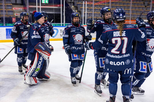 Linköpings spelare jublar