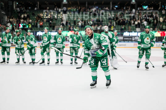 Rögles Leon Bristedt jublar