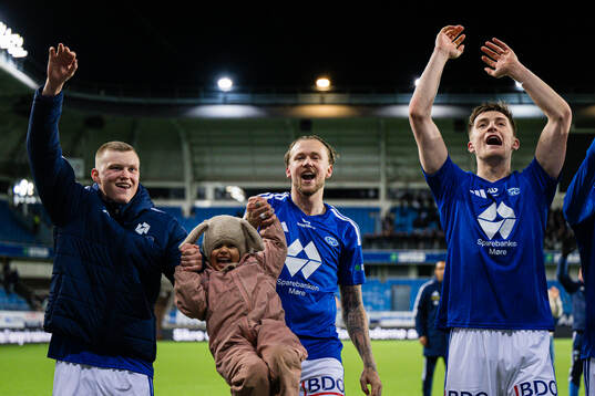 Halldor Stenevik, Birk Risa and Sivert Sira Hansen of Molde