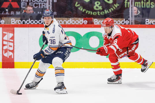 Växjös Martin Johnsen och Timrås Eddie Genborg