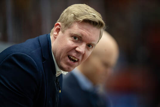 HV71s tränare Anton Blomqvist