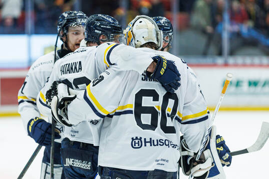 HV71s spelare jublar