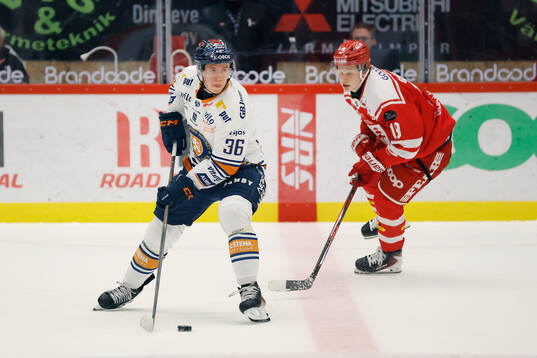 Växjös Martin Johnsen och Timrås Eddie Genborg