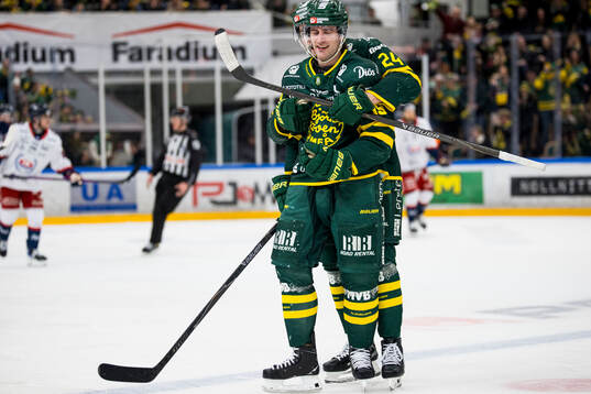 Björklövens Fredrik Forsberg blir grattad