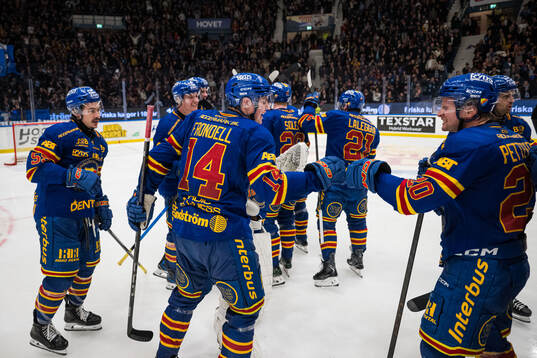 Djurgårdens Anton Frondell och Mathias Emilio Pettersen