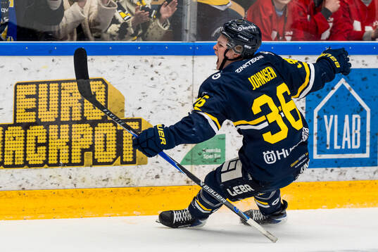 HV71s Martin Johnsen jublar
