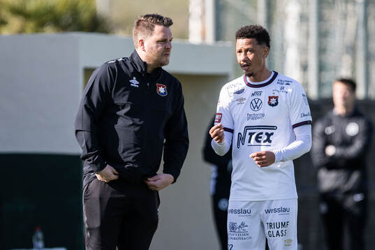 Örgrytes tränare Andreas Holmberg och Tobias Sana