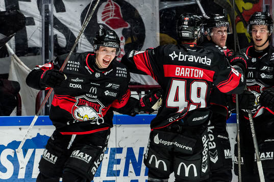 Malmö Redhawks William Von Barnekow jublar
